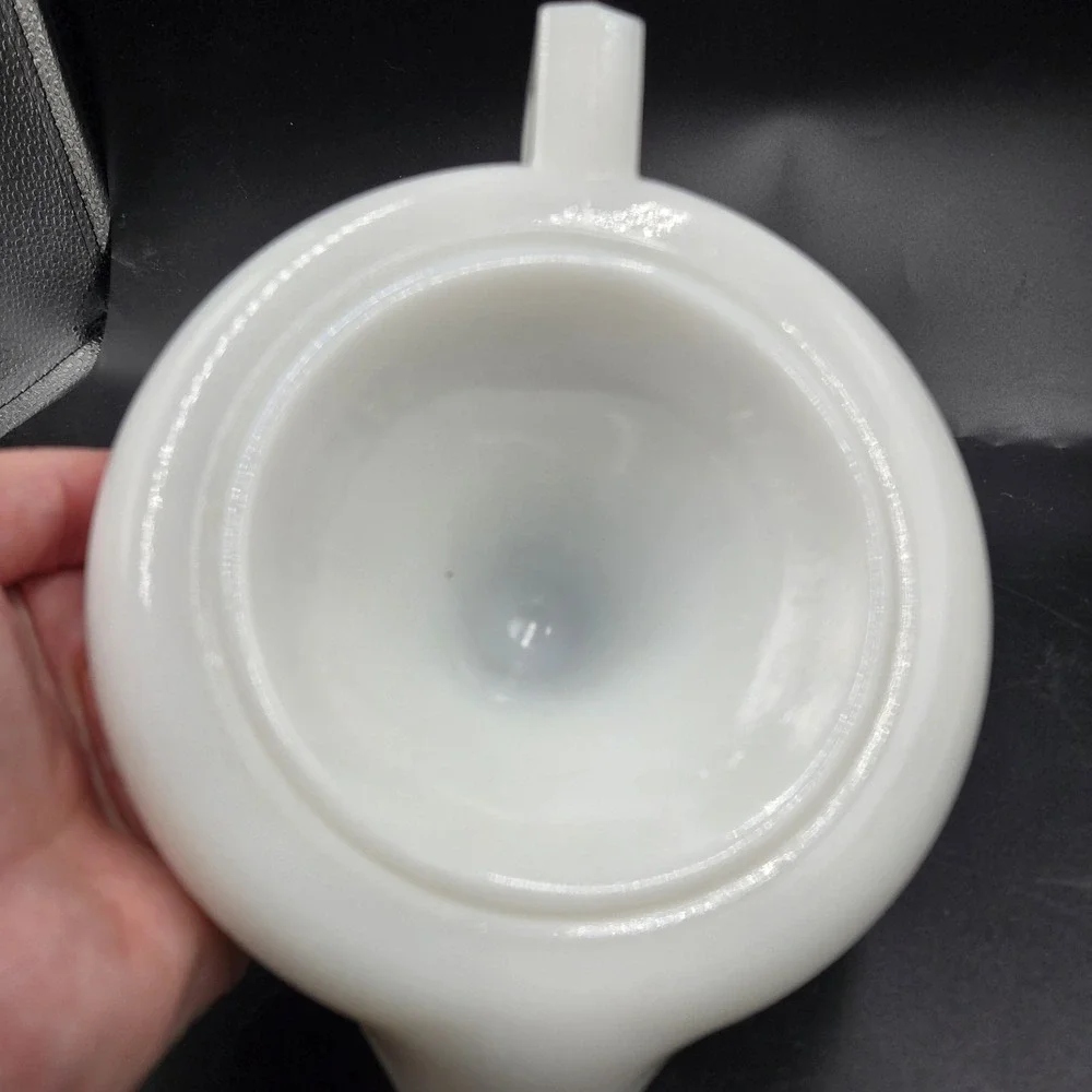 Vintage 1950's White Milk Glass 